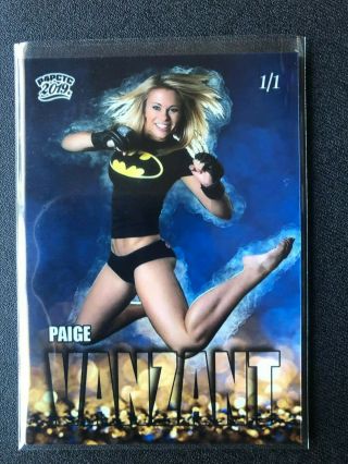 2019 P4p Mma Perfect Storm Paige Vanzant Custom Tradding Card 1/1 Ufc