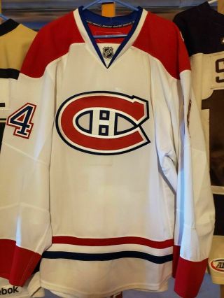 TJ Hensick Montreal Canadiens Game Worn Jersey St Louis Blues Avalanche NHL 2
