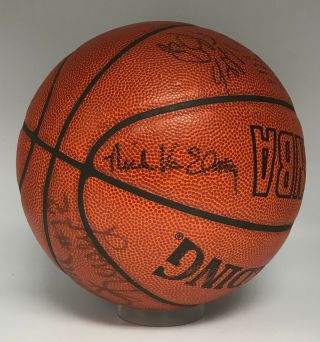 1996 - 97 Lakers Team 12x Signed Basketball w/ KOBE BRYANT ROOKIE Year O ' Neal JSA 3