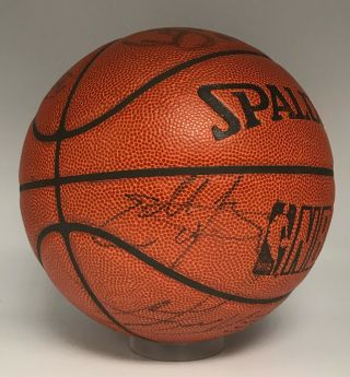 1996 - 97 Lakers Team 12x Signed Basketball w/ KOBE BRYANT ROOKIE Year O ' Neal JSA 6