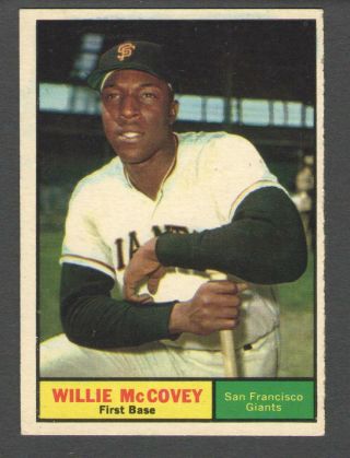 1961 Topps 517 Willie Mccovey Giants