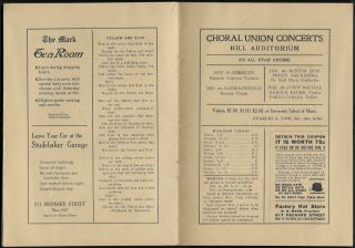 Oct.  14,  1916 University of Michigan vs.  Mt.  Union Football Program - 6
