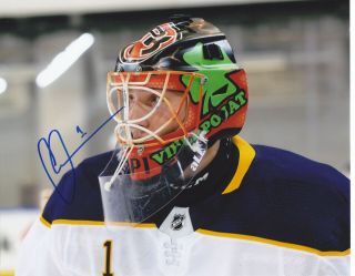 Ukko - Pekka Luukkonen Signed Autograph Buffalo Sabres 8x10 Photo Proof 3
