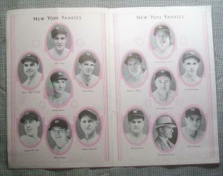 1932 WORLD SERIES PROGRAM YANKEES @ CHICAGO CUBS BABE RUTH 