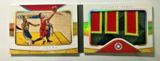 2018 - 19 Panini Opulence Rookie Patch Booklet : Trae Young Atlanta Hawks 09/20