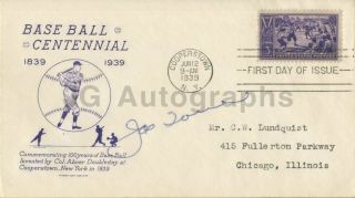 Joe Torre - Autographed 1939 " 100 Years Of Baseball " - First Day Cover