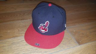 2018 Jose Ramirez Game Chief Wahoo Cleveland Indians Era 7 1/4 Hat Cap