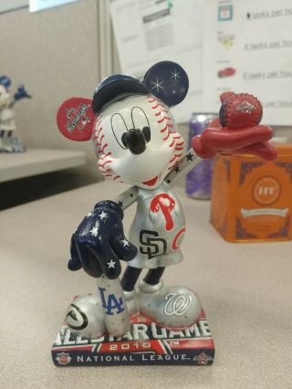 Rare Mickey Mouse Mlb All Star National League Statue 2010 Asg Limited Edition