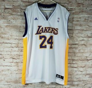 Adidas Los Angeles Lakers Kobe Bryant 24 Basketball Jersey Men 
