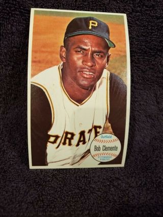 Vintage 1964 Topps Giant 11 Roberto Clemente Card,  Pittsburgh Pirates Nm Beauty