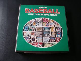 Vintage Hygrade Album Binder With 366 Baseball Trading Cards 1980 