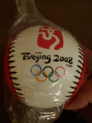 2008 BEIJING OLYMPIC BASEBALL,  Red and White,  &. 3