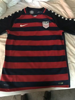 Usa Mens Soccer Jersey Large Gold Cup Nike