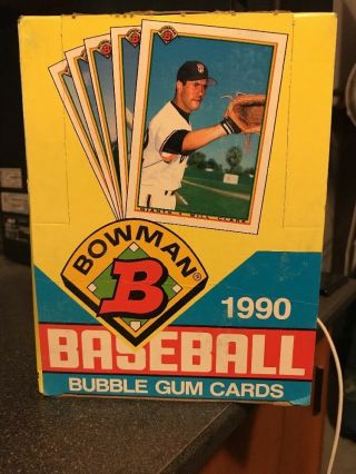 1990 Bowman Baseball Wax Pack Box Factory Sammy Sosa Rookie Card Set