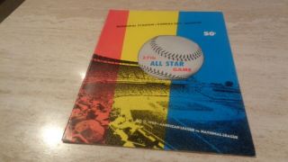 1960 Baseball All - Star Game Program - Municipal Stadium - Kansas City Athletics