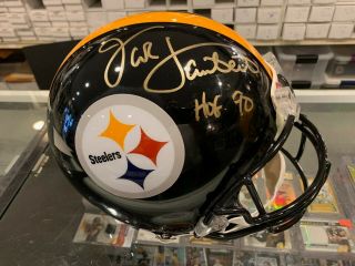 Jack Lambert Pittsburgh Steelers Signed Full Size Authentic Proline Helmet Mm
