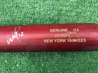 York Yankees Wendell Rijo Game Baseball Bat