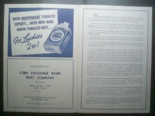 1938 NFL CHAMPIONSHIP PRE BOWL PROGRAM SUPERBOWL YORK GIANTS TAKE PAC 2