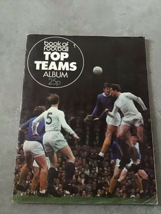 1971 Marshall Cavendish Book Of Football: Top Teams Sticker Album