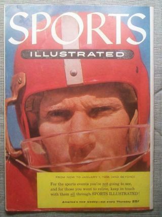 1954 NFL CHAMPIONSHIP PRE BOWL PROGRAM SUPERBOWL BROWNS ROUT LIONS 56 - 10 8