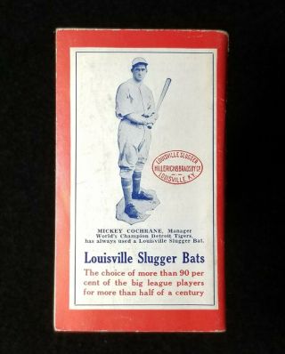 1936 The Sporting News Record Book Booklet HANK GREENBERG TIGERS VGEX - EX VTG 2