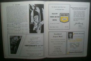 1973 ABA CHAMPIONSHIP FINALS PROGRAM INDIANA PACERS @ KENTUCKY COLONELS – IND W 3