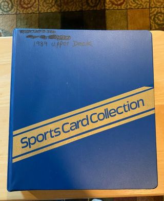 1989 Upper Deck Baseball complete set w/ SGC graded KEN GRIFFEY JR.  ROOKIE CARD 3