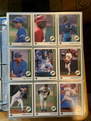 1989 Upper Deck Baseball complete set w/ SGC graded KEN GRIFFEY JR.  ROOKIE CARD 4