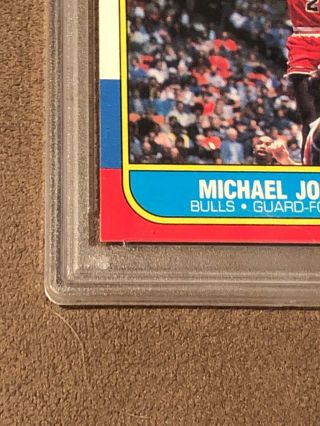 Michael Jordan 1986 Fleer Basketball RC 57 PSA 6 EX - MT Centered,  Looks Better 4