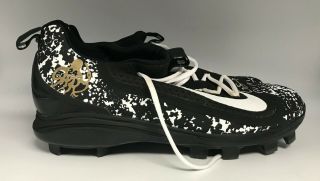 Gary Sanchez Signed 2017 Game NIKE Cleats ROOKIE Size 11.  5 STEINER LOA AUTO 3