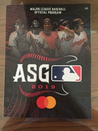 2019 Official Mlb All - Star Game Program Asg Cleveland