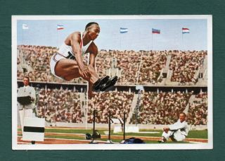 Jesse Owens 1936 German Issue Muhlen Franck Olympia Serie 15 Bild 2
