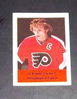 Loblaws Nhl Action Players 1974 - 75 Stamp Bobby Clarke