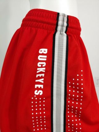 NIKE Ohio State Buckeyes Authentic Elite Game Basketball Shorts NCAA Red Mens L 6