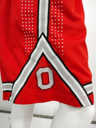 NIKE Ohio State Buckeyes Authentic Elite Game Basketball Shorts NCAA Red Mens L 7