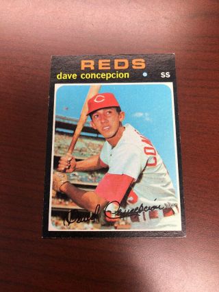 Rookie Dave Concepcion 1971 Topps Baseball Card 14 Ungraded Vg Fs