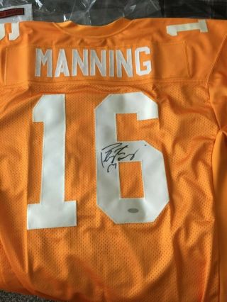 Peyton Manning Signed Tennessee Volunteers Jersey,  Steiner,  Colts,  Broncos