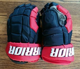 Sebastian Aho Game Worn / Pro Hockey Gloves Carolina Hurricanes