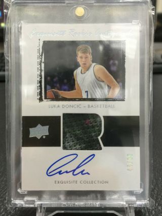 Aq 2018 - 19 Ud Goodwin Exquisite Rc Patch Auto Luka Doncic 44/99 Rpa Roy Dallas