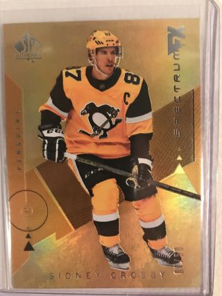 2018 - 2019 18 - 19 Sp Authentic Spectrum Fx Gold Sidney Crosby 7/50