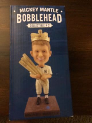 Mickey Mantle 2016 York Yankees Limited Edition Bobblehead—mint