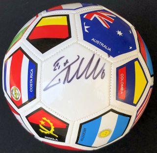 Portugal 7 Cristiano Ronaldo Signed Autographed Soccer Ball World Cup Beckett