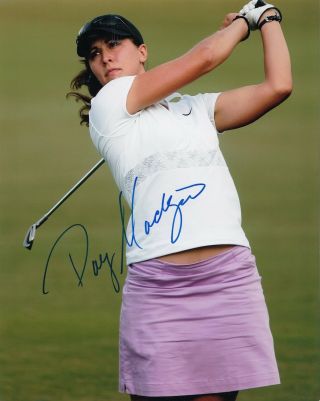 Paige Mackenzie Signed Lpga Womens Golf 8x10 Photo W/coa U - Dub Washington