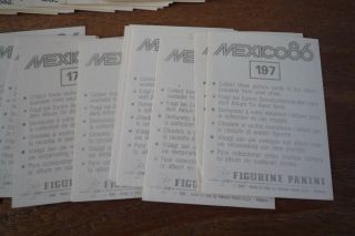 Panini Mexico 86 World Cup Football Stickers - VGC - Pick The Stickers You Need 3
