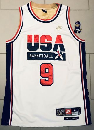 Authentic 1992 Michael Jordan Usa Dream Team Olympic Nike Jersey Sz L 44