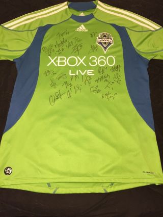 2008 Signed Seattle Sounders Adidas Jersey