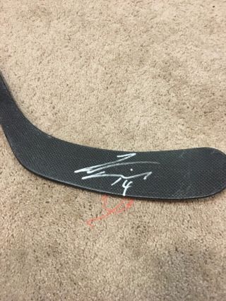 Gustav Nyquist Signed Detroit Red Wings Nhl Game Hockey Stick