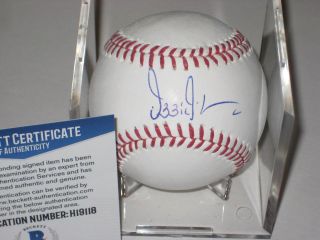 Ozzie Guillen (sox) Signed Official 2005 World Series Baseball,  Beckett