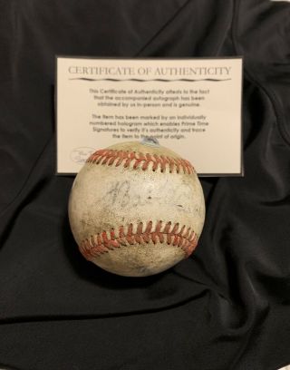 Babe Ruth Signed Autographed Baseball York Yankees Mlb 3 Day