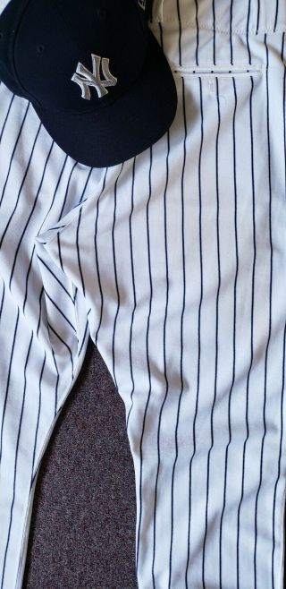 Yankees Derek Jeter GAME WORN Pinstripe Pants - MLB AUTHENTICATED STEINER 8